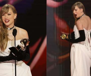 Swift rompe récord en los Grammy al ganar por cuarta vez Álbum del Año