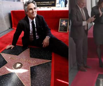 Mark Ruffalo recibió su estrella en el Paseo de la Fama en Hollywood
