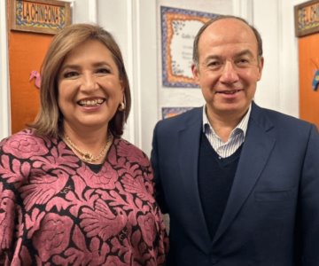 Xóchitl Gálvez se reúne con Felipe Calderón en Madrid, España