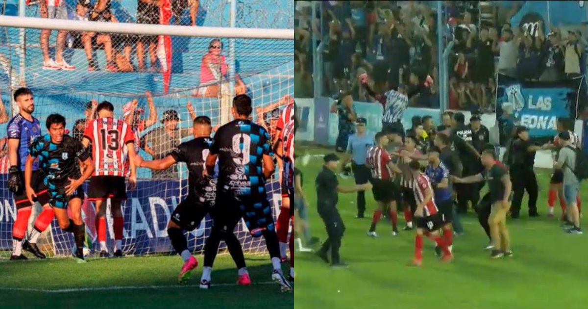 Agreden a árbitros en el futbol argentino en partido de ascenso