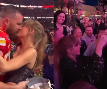 Así fue el festejo entre Taylor Swift y Travis Kelce tras el Super Bowl