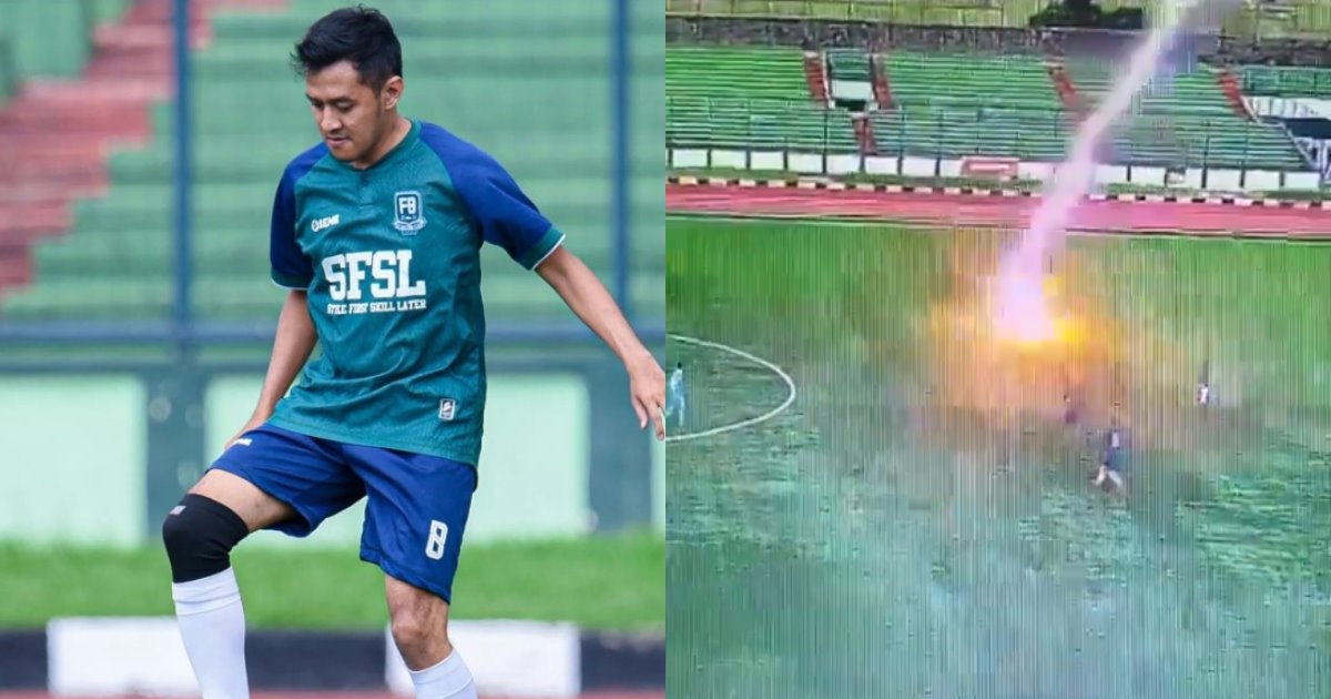 Futbolista muere luego de ser impactado por un rayo durante un partido