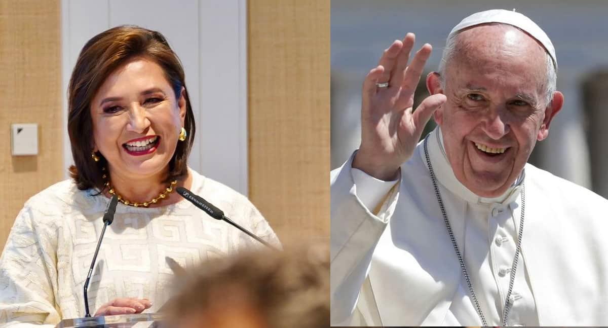 Xóchitl Gálvez visita al Papa Francisco en el Vaticano