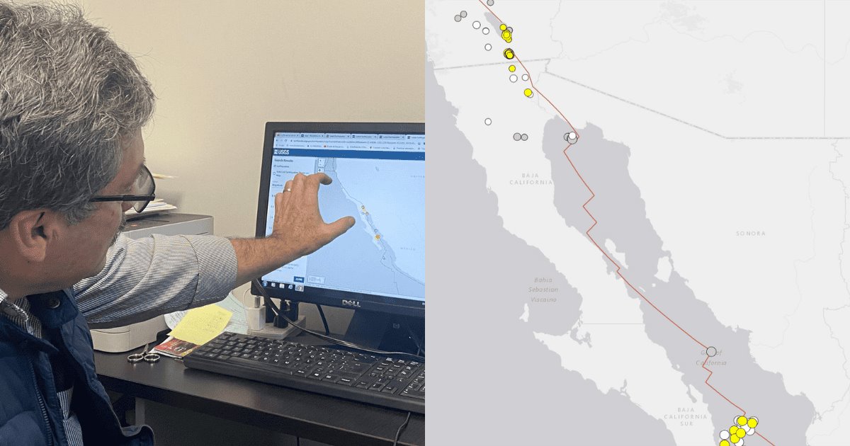 Aumenta 700% actividad sísmica en Golfo de California comparado con 2023