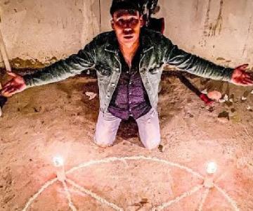 Así fue como el youtuber Yulay documentó los altares satánicos
