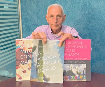 Francisco Ríos León plasma su vida en forma de libros