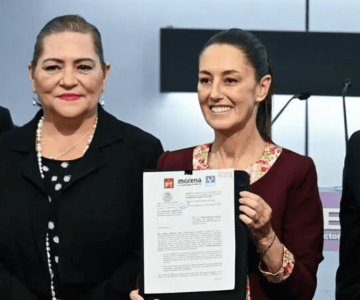 Se registra Claudia Sheinbaum ante INE como candidata presidencial