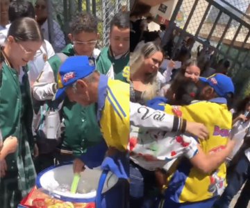 Conmovedor gestó de estudiantes a vendedor ambulante se viraliza