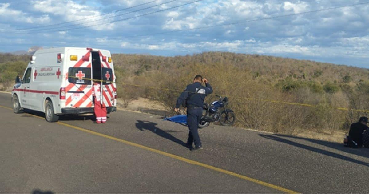 Muere menor al caer de una moto en carretera de Sonora