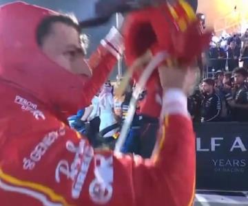 Ferrari no felicita a Carlos Sainz por su tercer lugar