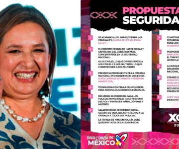 Un México sin miedo: las propuestas de seguridad de Xóchitl Gálvez