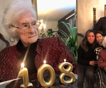 A sus 108 años, Velia Rivera Clark es el pilar de su familia