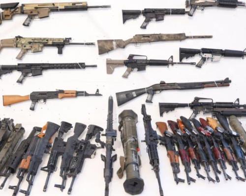 Destruyen más de mil 300 armas de fuego decomisadas en Sonora