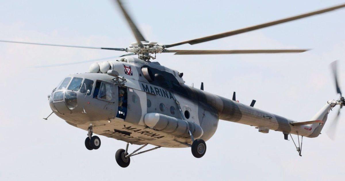 Se desploma helicóptero de la Semar cerca de Michoacán; hay tres muertos