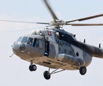 Se desploma helicóptero de la Semar cerca de Michoacán; hay tres muertos