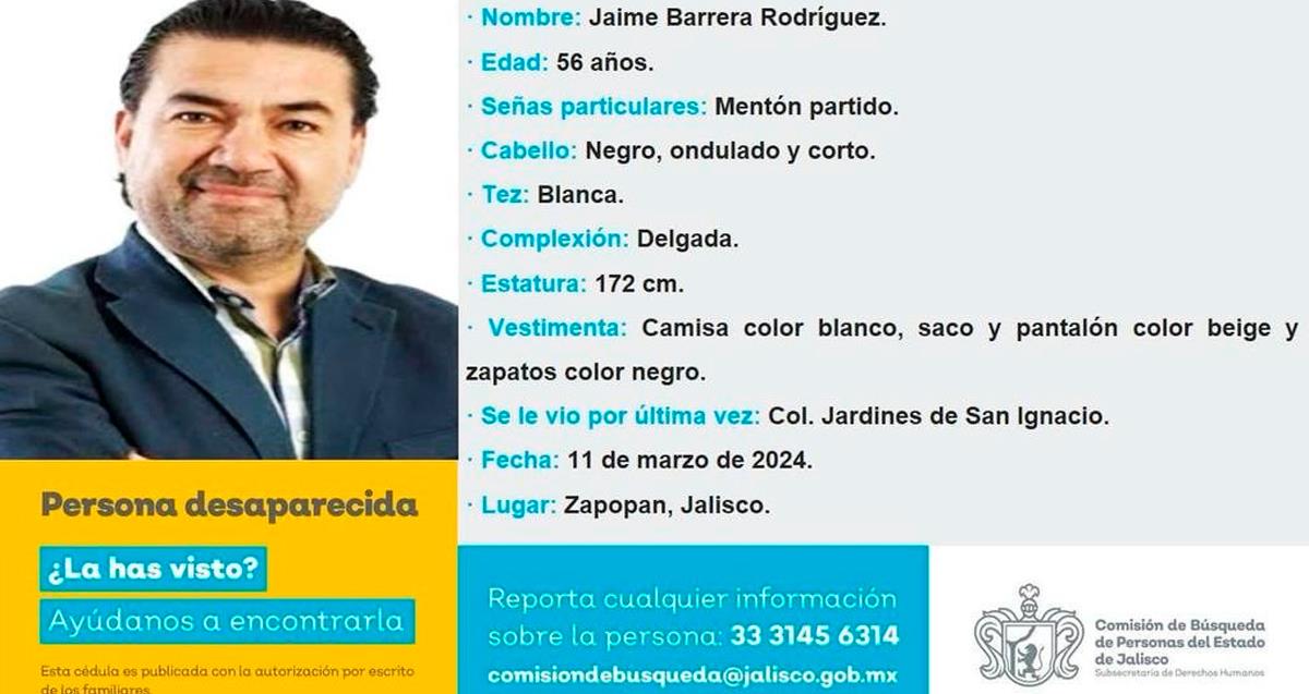 ¿Quién es Jaime Barrera Rodríguez, periodista desaparecido?
