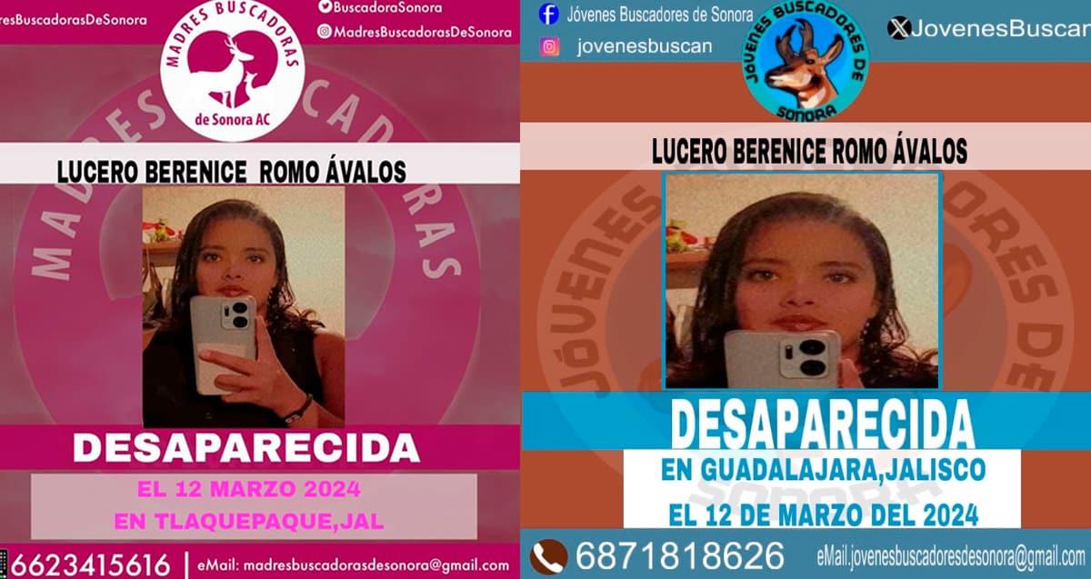 Desaparece Lucero Berenice, fundadora de Jóvenes Buscadores, en Tlaquepaque