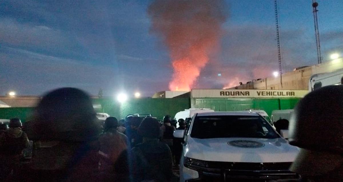Motín en Penal de San Luis Potosí genera incendio