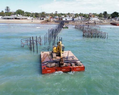 Novedades en la construcción del nuevo muelle de Bahía de Kino