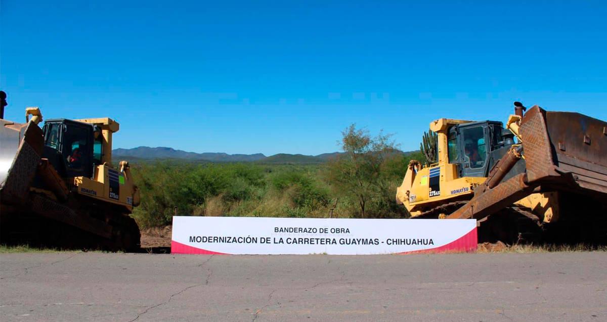 Obra en carretera Guaymas-Chihuahua beneficia empresas locales: CMIC