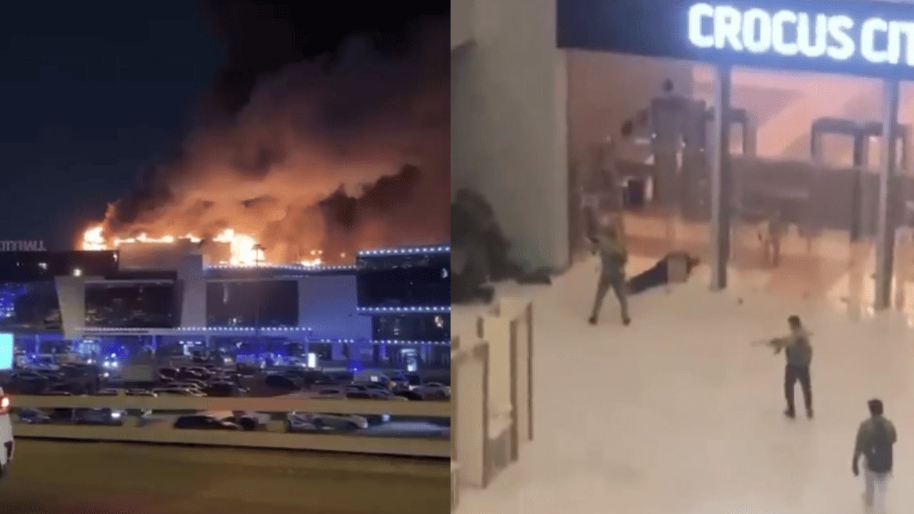 Explosión y tiroteo en sala de conciertos sacuden a Moscú; hay varios muertos