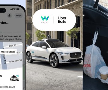 Uber Eats inicia en Phoenix entregas autónomas en carros Waymo