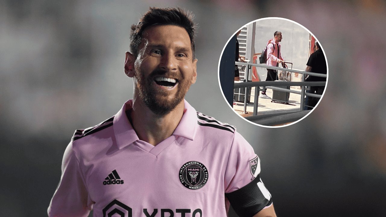 Messi y el Inter Miami llegan a México bajo fuerte dispositivo de seguridad