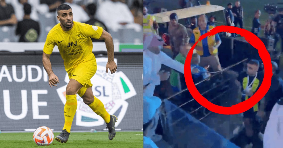 Fan agrede a latigazos a futbolista del Al Ittihad en Arabia Saudita