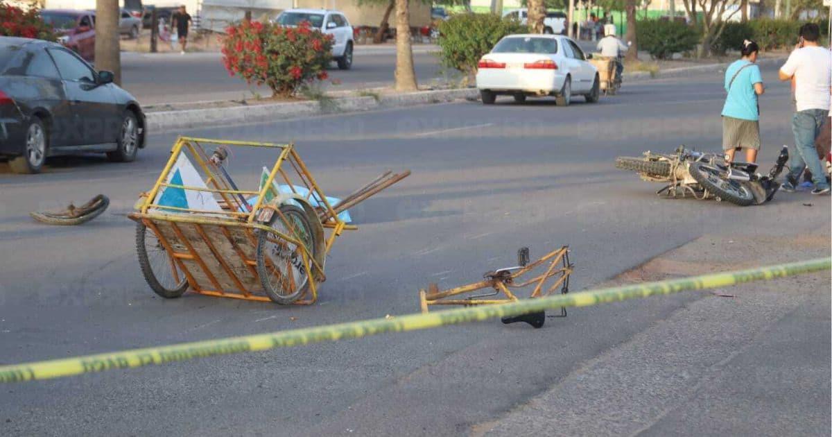 Conductor de triciclo pierde la vida tras chocar con una motocicleta