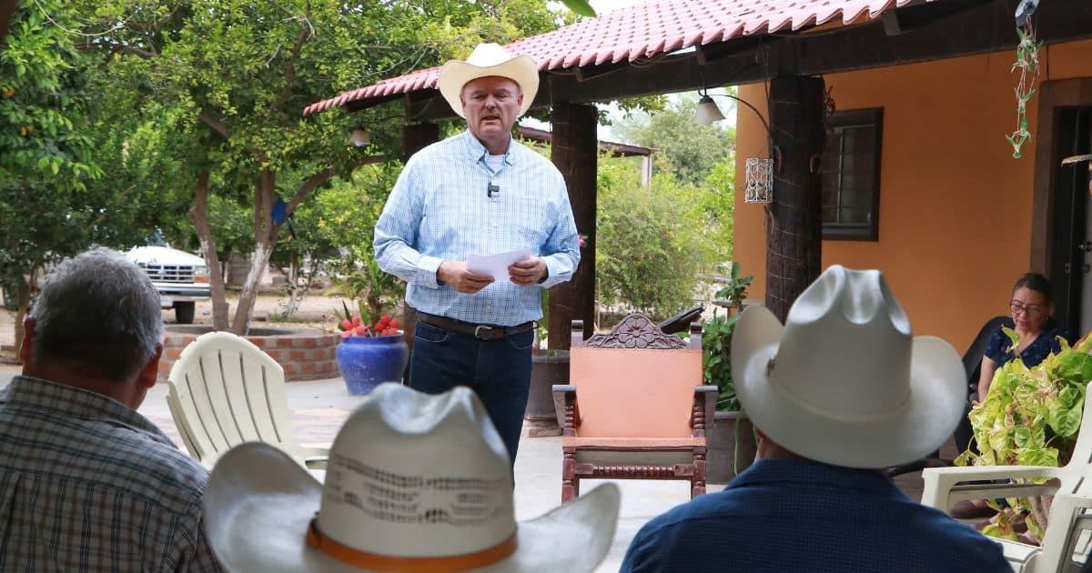 Ernesto El Borrego Gándara recorre zonas rurales de Hermosillo