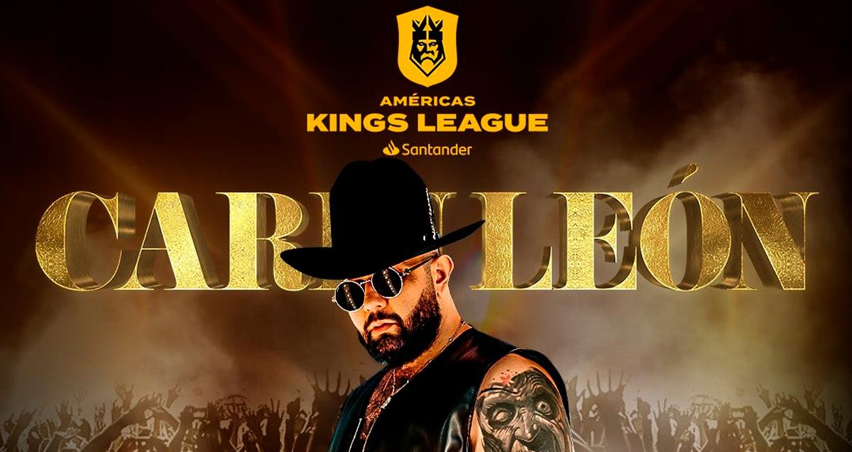 Carin León será el artista invitado de la Américas Kings League 2024