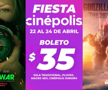 Estas son las películas que podrás ver por $35 pesos en Cinépolis