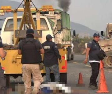 Tráiler atropella a migrantes sobre carretera de Oaxaca