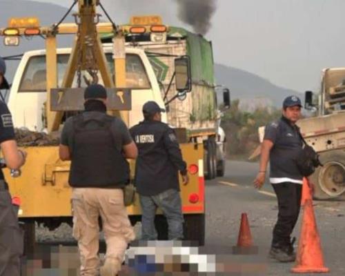 Tráiler atropella a migrantes sobre carretera de Oaxaca
