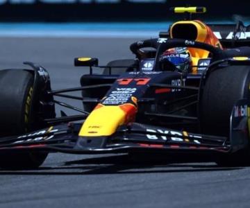 Checo Pérez saldrá tercero en carrera sprint del GP de Miami