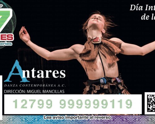 Sonora presente en billete de Lotería Nacional por el Día de la Danza