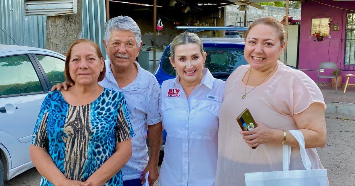Ely Sallard lleva sus propuestas a vecinos de El Ranchito