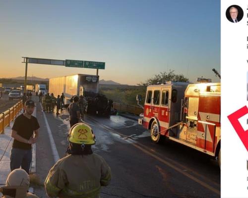 Presunto ataque en carretera a Caborca es falso: Mesa Estatal de Seguridad