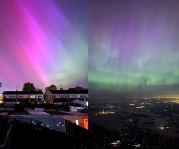 Tormenta geomagnética deja auroras boreales en diferentes partes del mundo