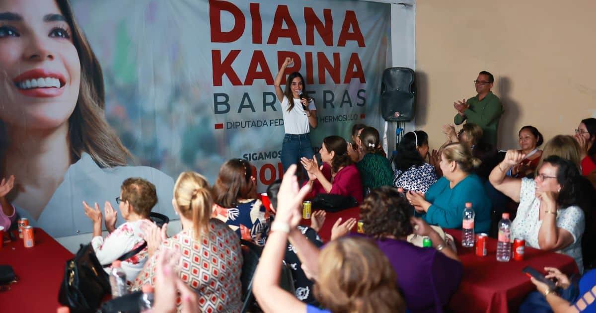 Programas de la 4T hacen justicia a las mamás: Diana Karina Barreras