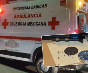 Niño de 7 años es herido en el rostro por jugar con rifle de balines