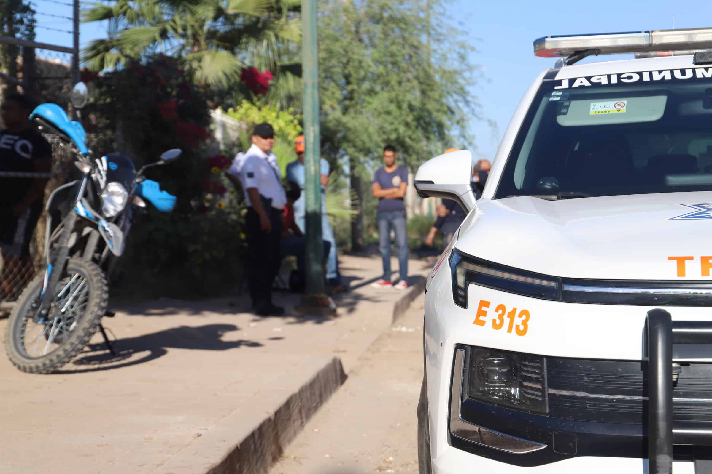 Motociclista sufre accidente en la colonia Luis Donaldo Colosio