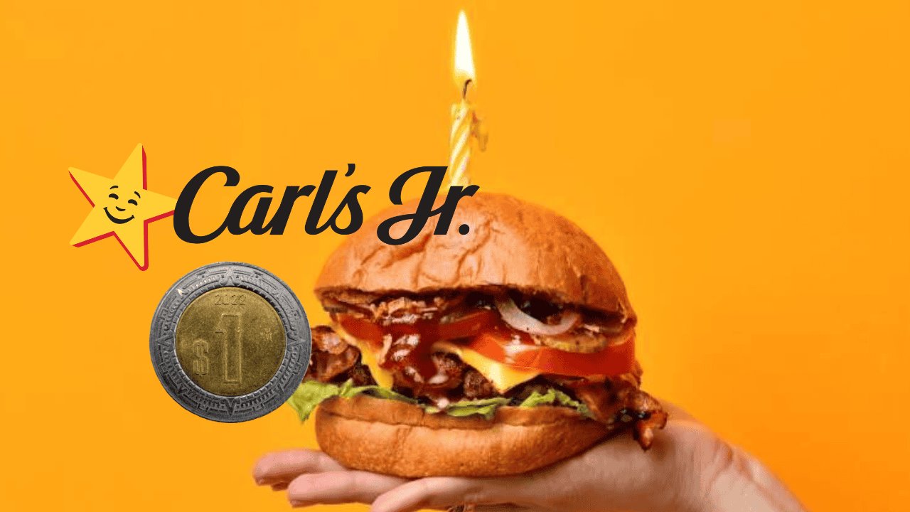 Carl’s Jr. Celebra el Día de la Hamburguesa con promoción de 1 peso