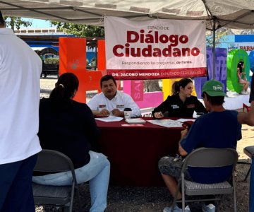 Jacobo Mendoza realiza programa de diálogos ciudadanos en Jardín Juárez