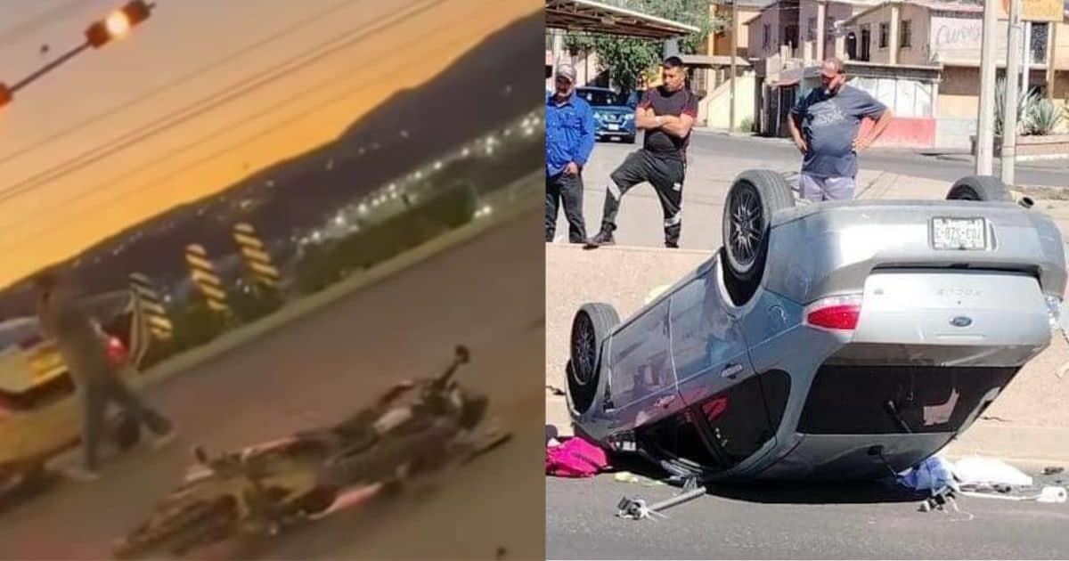 Par de accidentes viales en Nogales dejan un hombre gravemente herido