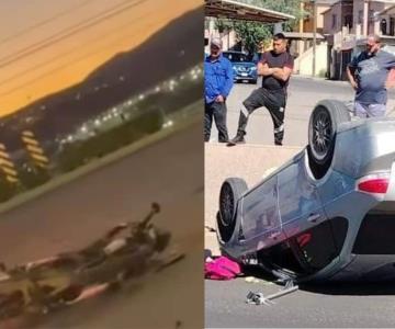 Par de accidentes viales en Nogales dejan un hombre gravemente herido