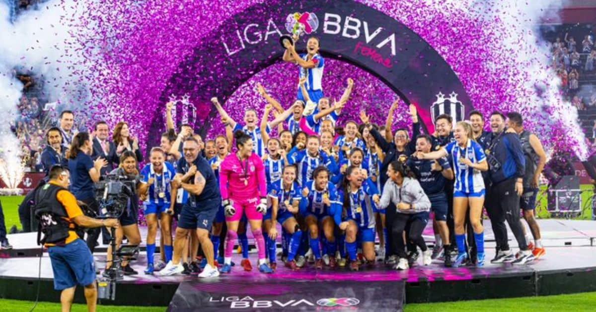 Rayadas son campeonas de la Liga MX Femenil tras derrotar al América