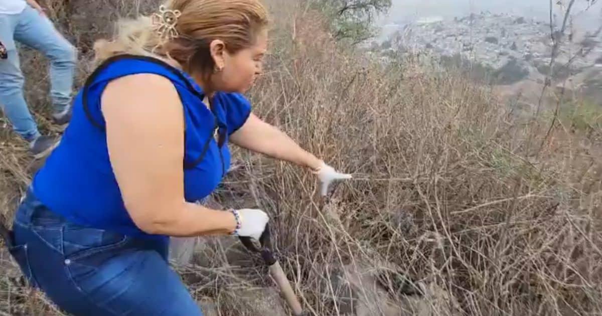 Ceci Flores reporta hallazgo de restos óseos en Iztapalapa