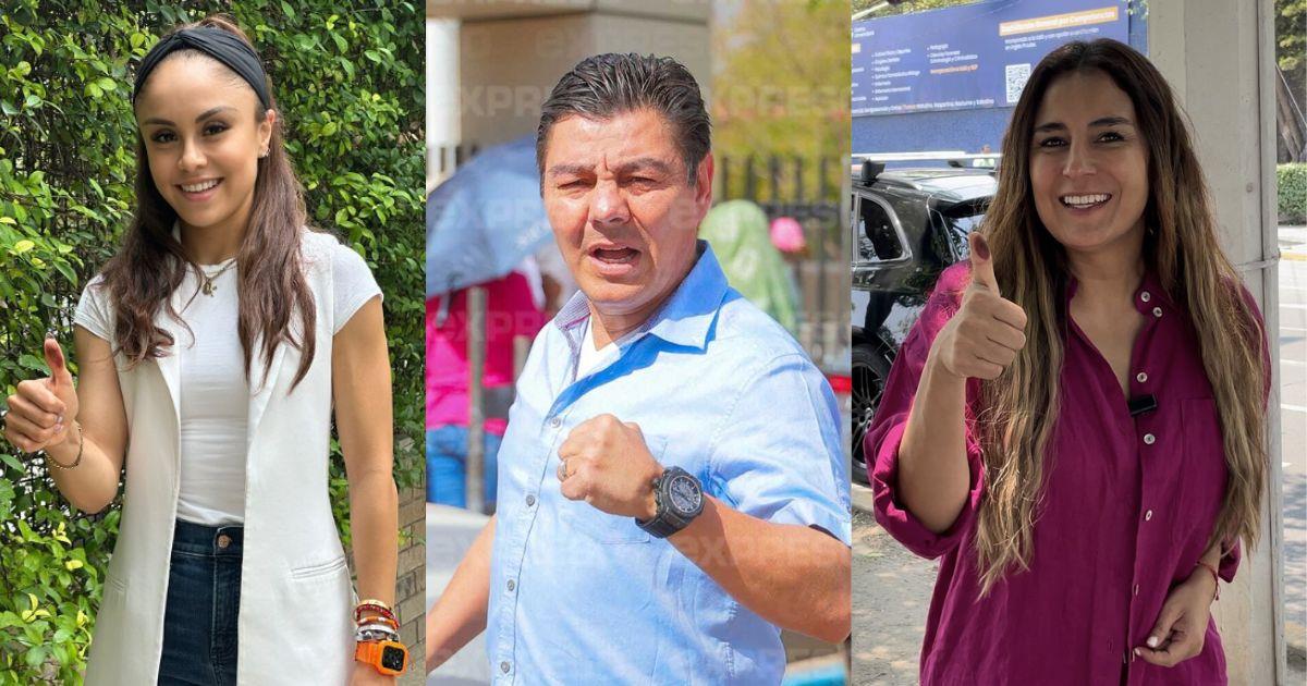 Exdeportistas en la política acuden a las casillas y cumplen con su voto