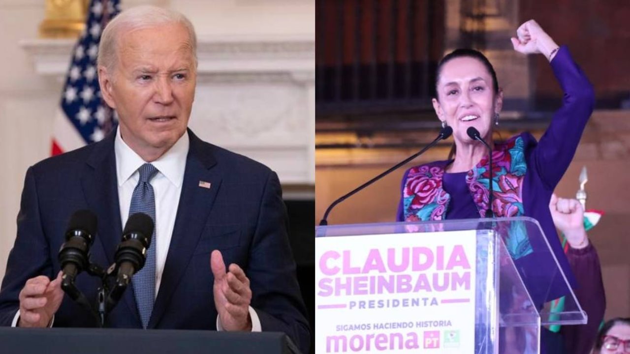 Felicita Joe Biden a Claudia Sheinbaum por su triunfo en elecciones